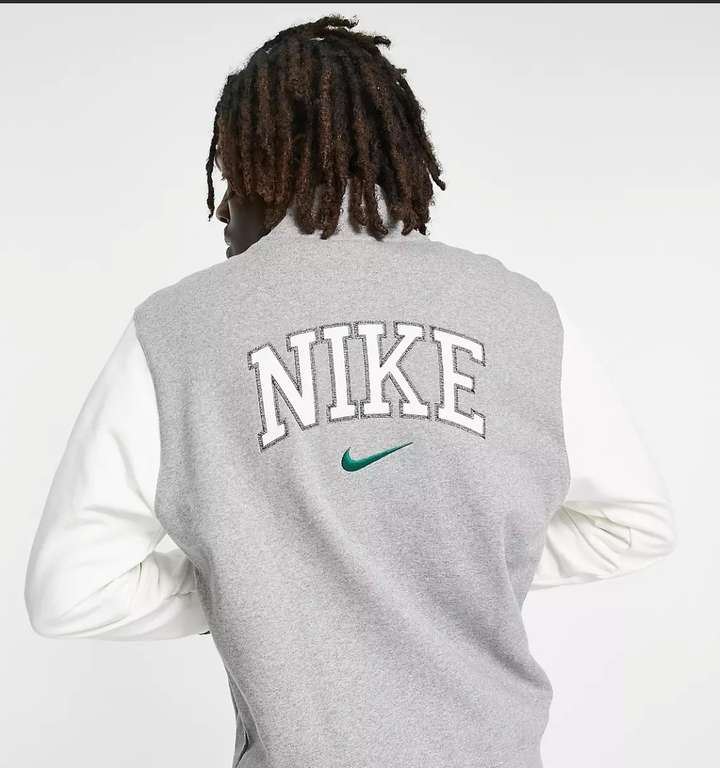 Nike Retro Varsity Jacket Now £22.50 with code sizes M & L £1 click & collect it £3.99 delivery @Size?