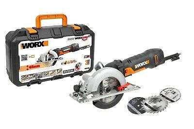 WORX WX439 500W 120mm Worxsaw XL Compact Circular Saw with 3 Blades + Carry Case - £39.99 Delivered @ worx/eBay