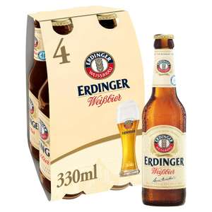 FREE Erdinger Half Pint Glass with every purchase of Erdinger Weissbier 4x 330ml Bottles - Nectar Price - Instore Pontypridd, Urmston