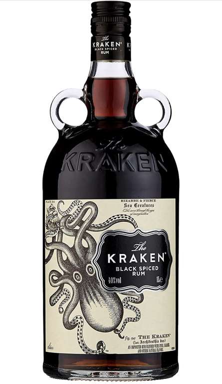Kraken Black Spiced Rum 1 L - Amazon - £25.55