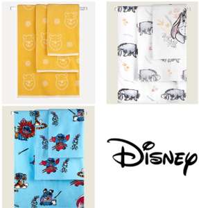 Disney Towel Range 50% off at checkout Winnie The Pooh, Eeyore, Stitch Bath Towel £5.50/Bath Sheet £7.50 + free C&C