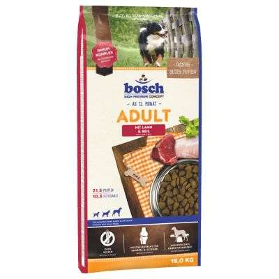 bosch Adult Lamb & Rice Dry Dog Food - £28.89 delivered @ Zooplus