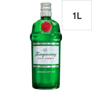 Tanqueray London Dry Gin 1L - £21 (Clubcard Price) @ Tesco