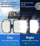 (2 Pack) Solar Outdoor Wall Lights Motion Sensor Security Light 122 LED Floodlight IP65 360° Waterproof With Voucher Sold by GUOHAN LTD FBA