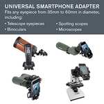 Celestron 81055 NexYZ 3-Axis Universal Smartphone Adapter For Telescopes, Binoculars, And Spotting Scopes