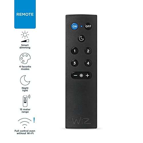 4lite Smart Remote Control, Black £12.21 @ Amazon