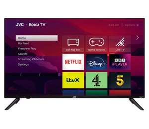 JVC LT-40CR330 Roku TV 40" Smart Full HD HDR LED TV