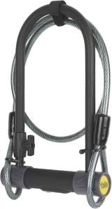 Yale YUL2C/13/230/1 - High Security Bike Lock 230mm - U Lock with Cable - Double Point Locking - £29.89 @ Amazon