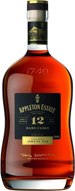 Appleton Estate 12 Year Old Rare Casks Jamaican Rum 43% ABV 70cl £36.49/£32.84 with Sub & Save (£27.37 with 15% voucher on 1st S/S) @ Amazon