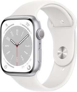 Used: Like New - Apple Watch Series 8 45mm (GPS) - Silver - Discount At Checkout - Amazon Warehouse