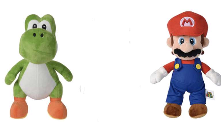 Mario & Yoshi 30cm Plush Bundle