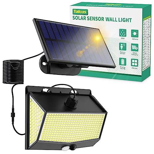 Solar security Lights Outdoor (468LED/4 Modes) Motion Sensor, 270°, IP65 Waterproof - With voucher Sold by WILLOW-LED - FBA