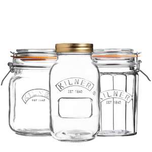 Kilner Jars 20% off instore Wrexham e.g. Kilner 1.5 Litre Clip Top Preserve Jar