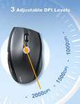TechRise Wireless Mouse for Laptop, £6.99 Dispatched By Amazon, Sold By Upoint