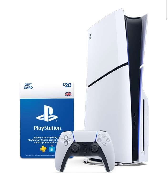 PlayStation 5 Console (Slim) & £20 Wallet Top-Up