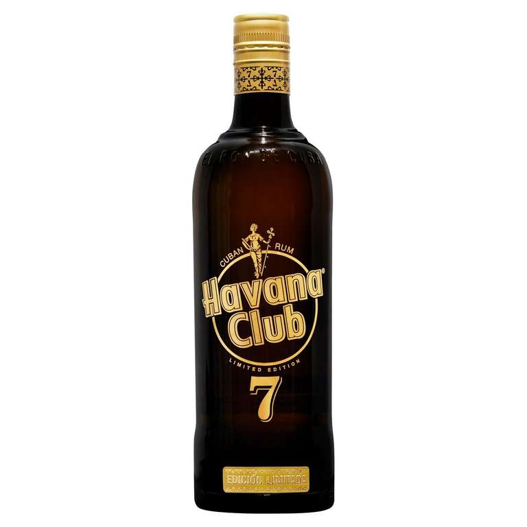 Havana Club 7 years old dark rum 70cl 40% - Nectar price