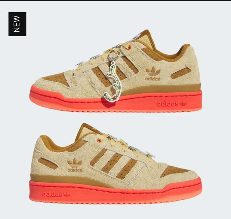Adidas Originals Forum Low CL The Grinch Trainers (Free Delivery for FLX members)