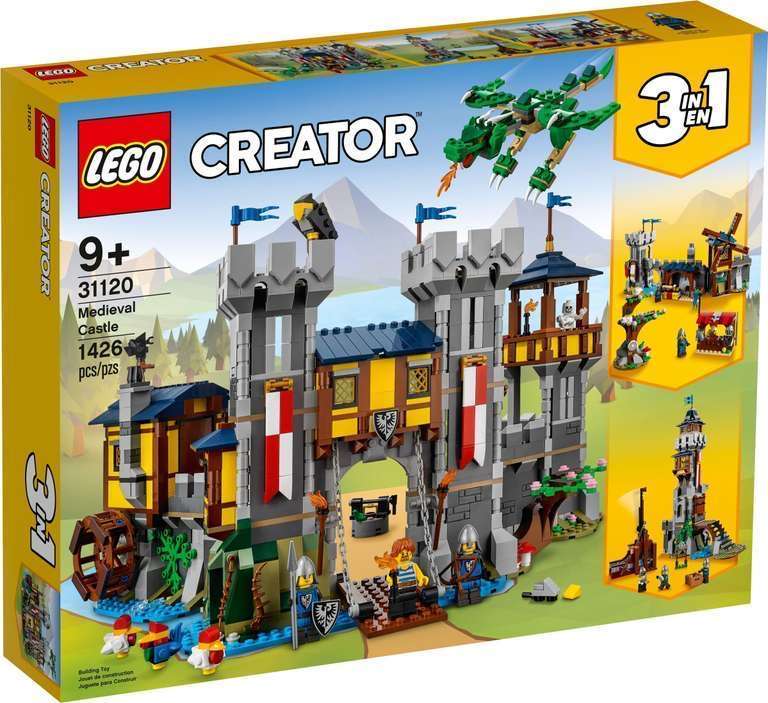 LEGO 31120 Creator 3in1 Medieval Castle - £74.99 @ Smyths