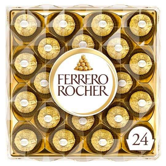 Ferrero Rocher Chocolate Pralines Gift Box 24 Pieces - £6/ 16 pack - £4 @ Asda