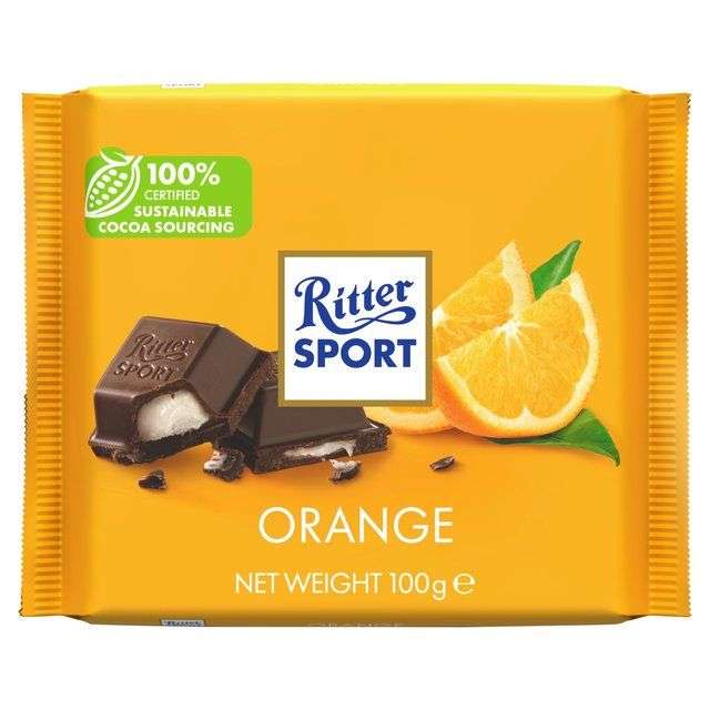 Ritter Sport Orange 100g in Oadby