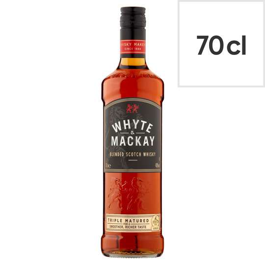 Whyte & Mackay Blended Scotch Whisky 70cl £12 At Tesco Clubcard Price