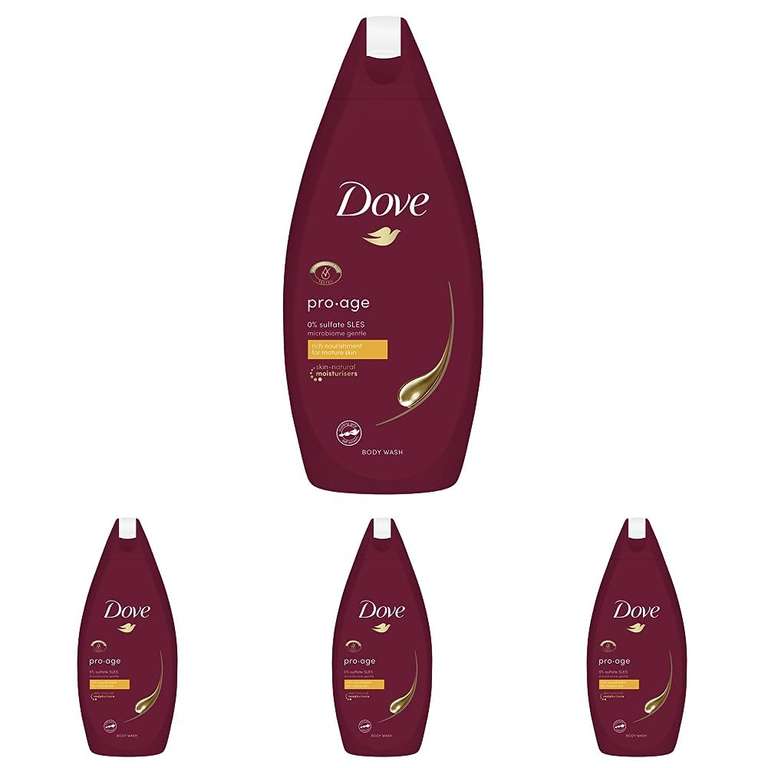 Dove Pro Age Body Wash 4 Pack 450ML