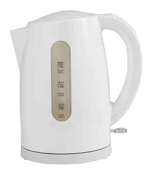 Black or White Kettle 1.7L Rapid Boil + Free Click and Collect