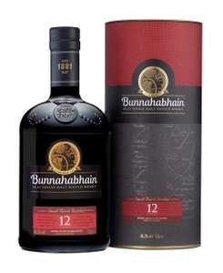 Bunnahabhain 12 Year Old Islay Single Malt Scotch Whisky, 70 cl | Sherry Finish - £35.72 with 5% S&S