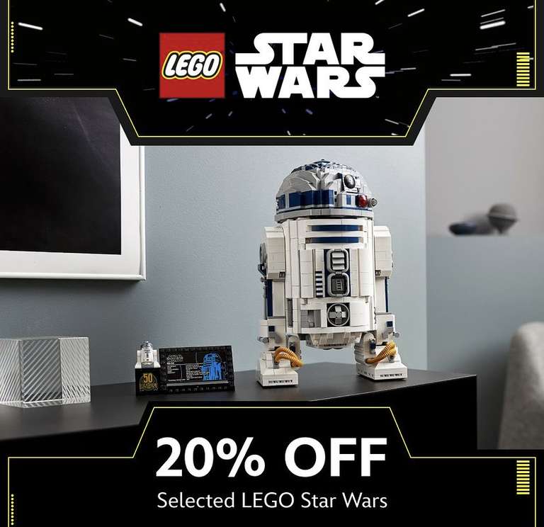Up To 20% Off Select Lego Star Wars Sets Between May 2nd - May 9th (UCS AT-AT, Millenium Falcon, Mos Eisley, R2-D2 and more) @ shopDisney