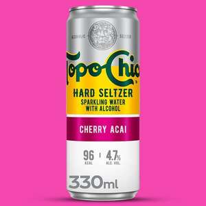 Topo Chico Hard Seltzer Cherry Acai x 12 330ml Cans - £4.99 / £10.98 delivered at Discount Dragon