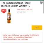 The Famous Grouse Finest Blended Scotch 1L - £17 @ Morrisons
