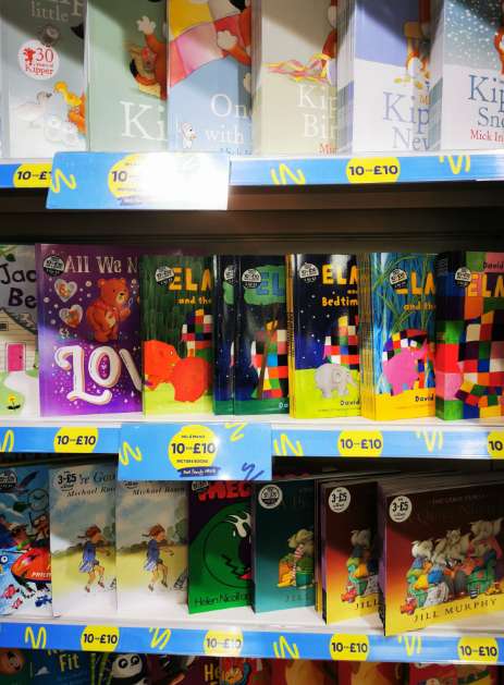 10 for £10 on kids Picture Books instore