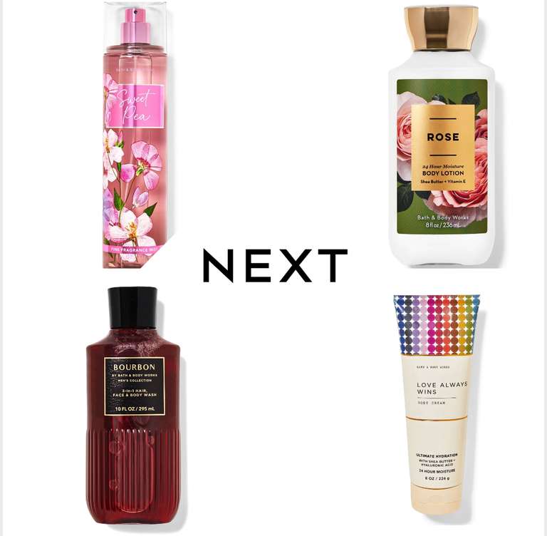 Next Up to 70% off Bath & Body Works prices from £4 (New stock added) + Free Click & Collect