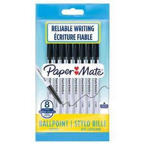 Papermate Black Ballpoint Pens 8 Pack 49p @ Home Bargains Birmingham Cape Hill