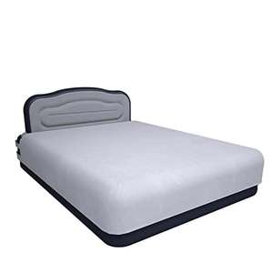 YAWN AIR Bed Deluxe - Self-Inflating Airbed with Custom Fitted Sheet Included - Built-in Pump & Headboard £56.65 @ Amazon
