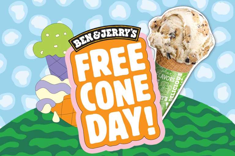 Ben and Jerry's Free Cone Day on April 16th hotukdeals