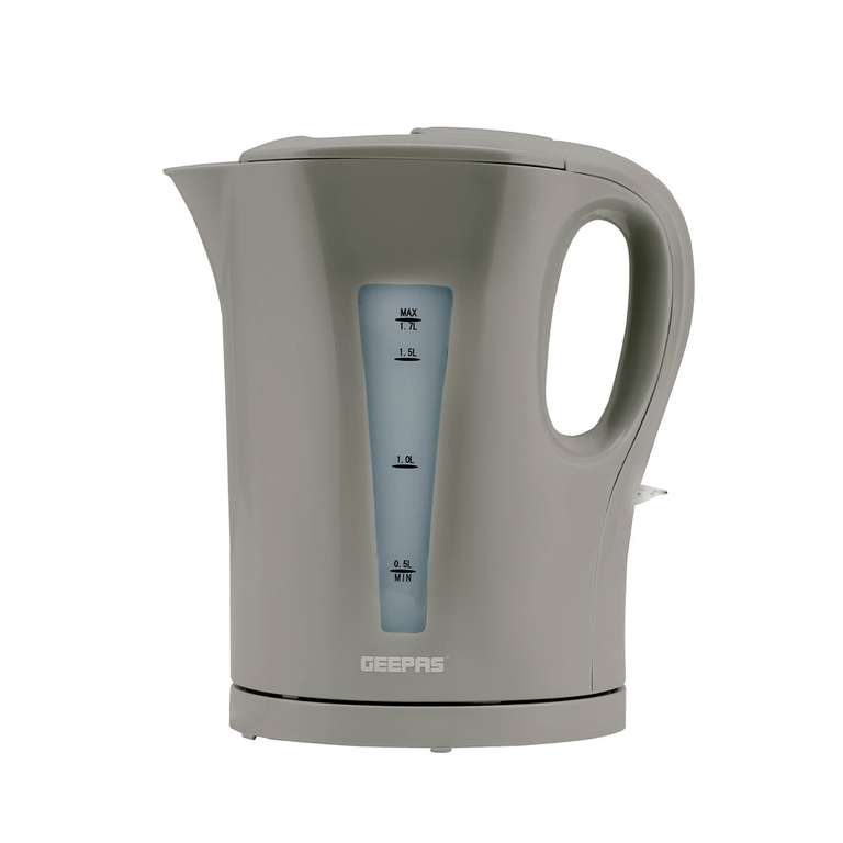 Geepas 1.7L 'Nordic Grey' or 'Beige' Electric Kettle - BPA Free -2 Year Warranty - Delivered (With Code Stack)