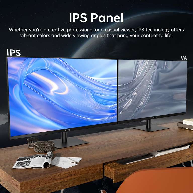 KTC Flat 32 Inch QHD 1440P 100Hz IPS Monitor £130.38 at Ktcmonitor