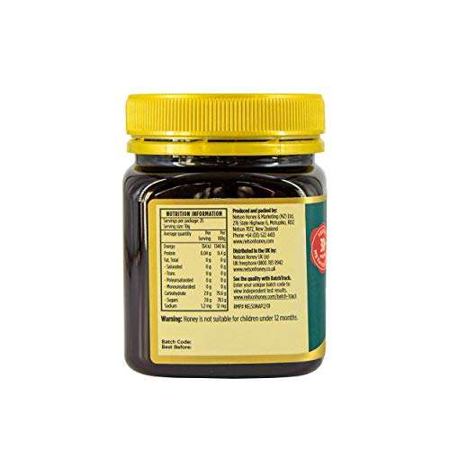 Nelson Honey New Zealand Manuka Honey (30+) £9.99 Dispatches from Amazon Sold by Health Plus Living