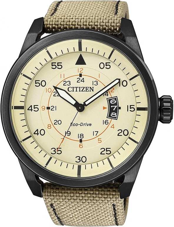 Citizen Aviator Eco-Drive Men's 45 mm 10 ATM Watch via Amazon EU