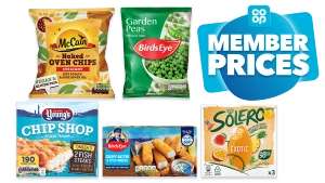 Freezer Favourites £5 Member Price / £6 Non Members - Peas, Chips, Ice Cream, Fish Fingers, Fish Steaks