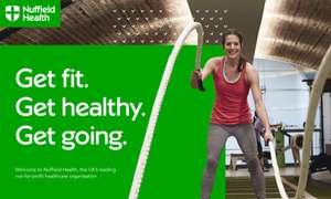 7-day free pass for Barclaycard member +1 at Nuffield Health Gyms