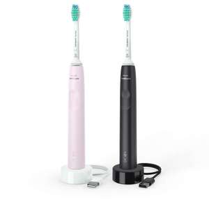 Philips Sonicare 2 x 3100 Series Sonic Electric Toothbrush - £47.99 @ Philips