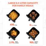 COSORI Smart Air Fryer Oven Dual Blaze 6.4L - £135.99 @ Amazon