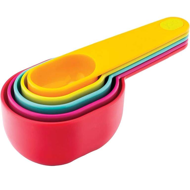 Joie Kitchen 5 Measuring Cups -1/8, 1/4, 1/3, 1/2, and full cup measurements - £4.50 on Check out @ Amazon