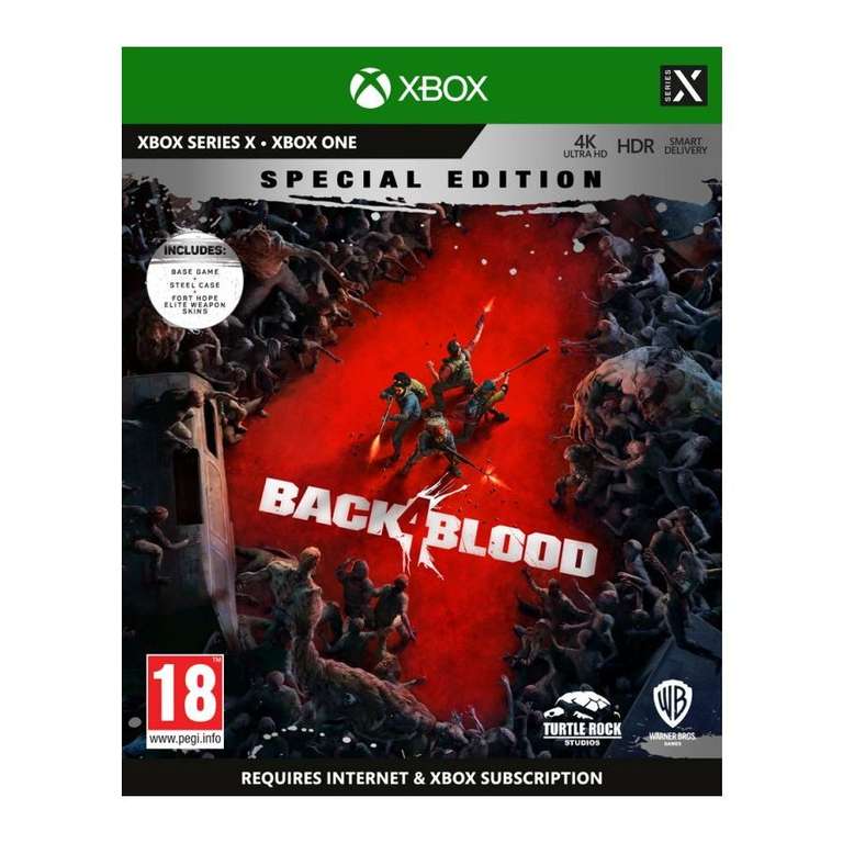 [Xbox Series X] Back 4 Blood Special Edition Inc Base Game, Steelbook & Weapon Skins - £5.95 delivered @ The Game Collection