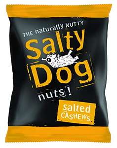 Salty Dog Pub Carded Salted Cashews 24 x 35g £12.84 or S&S £10.91 @ Amazon