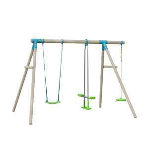 TP Wooden Compact Triple Swing Set - £139.99 delivered @ TP Toys