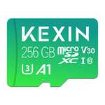 KEXIN Micro SD Card 256GB MicroSDXC UHS-I Memory Card 256GB + SD Adapter A1 V30 U3 Class 10 £14.57 Dispatches from Amazon Sold by KTDISK