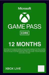 Xbox Game Pass Core - 12 Month Membership (Europe & UK)
